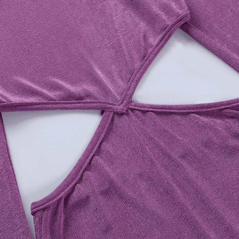 Women’s Backless Hollow Out Bodycon Mini Dress