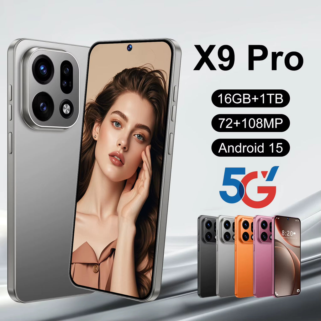 X9 Pro 5G Smartphone 16GB 256GB 108MP Camera 8000mAh Unlocked