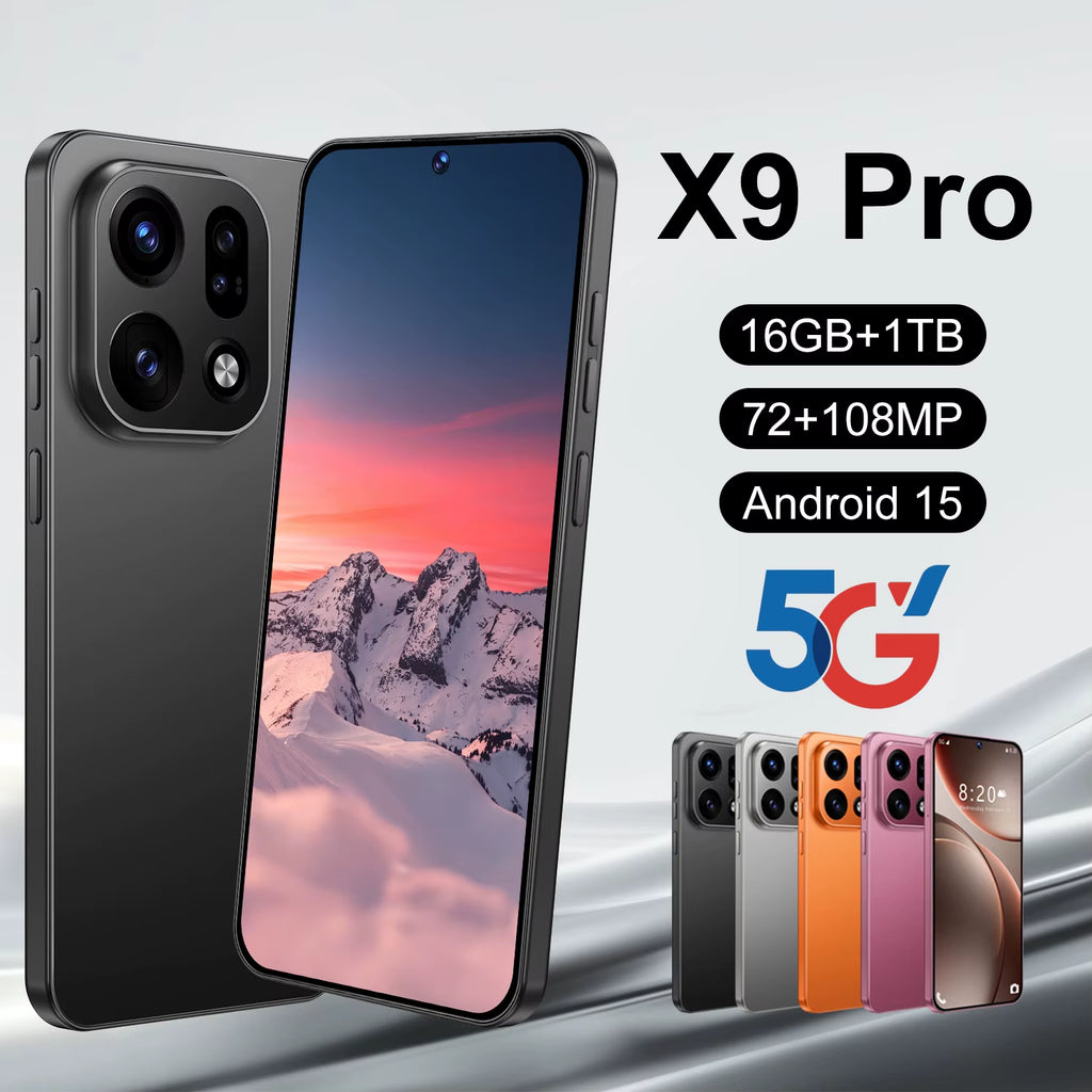X9 Pro 5G Smartphone 16GB 256GB 108MP Camera 8000mAh Unlocked