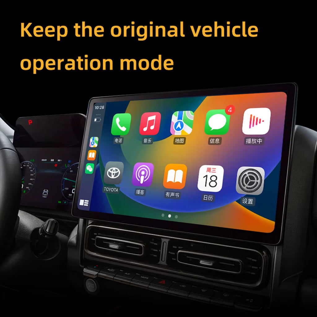  Best seller 4-in-1 Wireless CarPlay & Android Auto USB Adapter WiFi 6 BT 5.4 