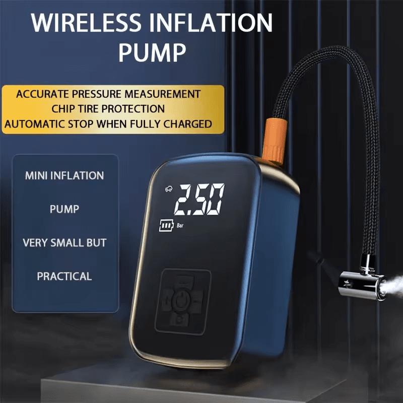 Wireless Portable Tire Inflator Air Compressor Pump for Car & Bike