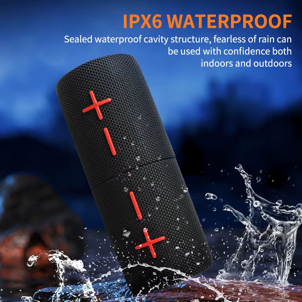 2 in 1 Portable Split Wireless Speaker, IPX6 Waterproof Magnetic Dual Speaker with RGB Lights TWS Pairing for Outdoor, Home