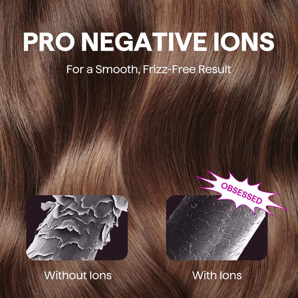Wavytalk Turblow Pro Hair Dryer – 110,000 RPM Brushless Fast Drying Blow Dryer with Negative Ions, 3 Heat & Speed Settings