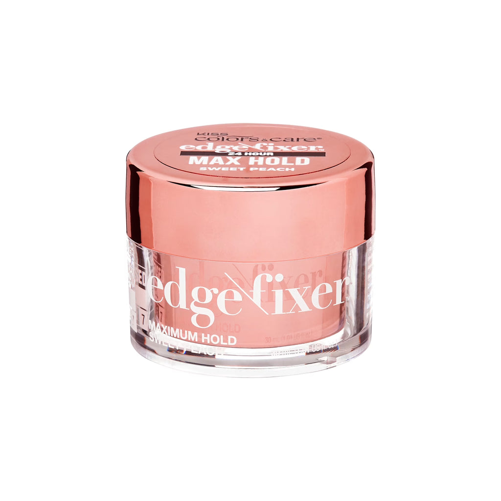 Maximum Hold Edge Fixer Hair Styling Gel, Sweet Peach, 1.01 Fl Oz