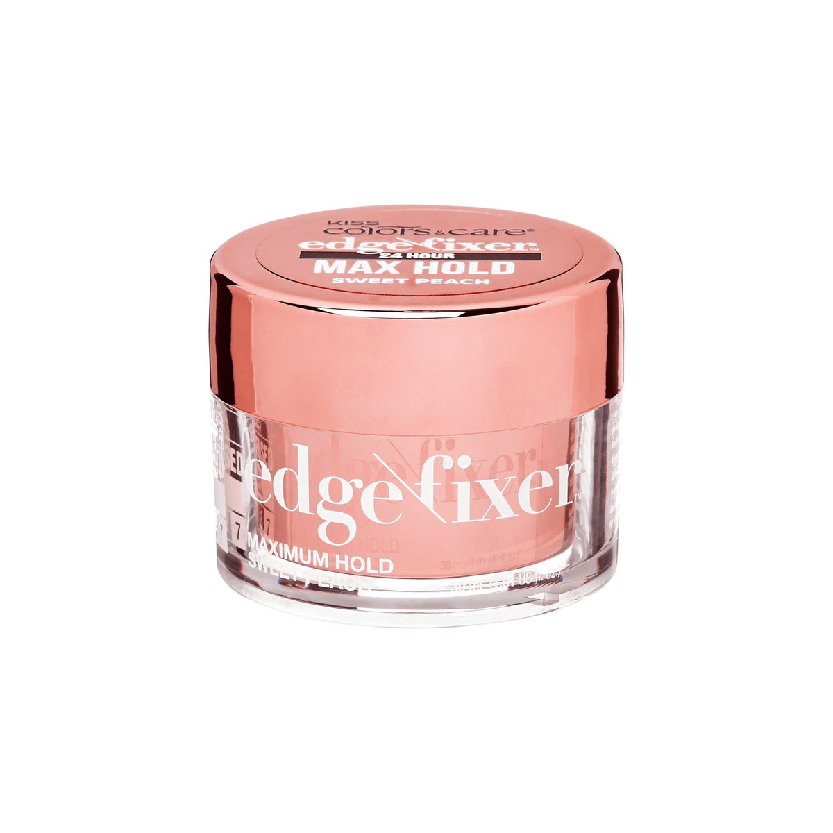 Maximum Hold Edge Fixer Hair Styling Gel, Sweet Peach, 1.01 Fl Oz