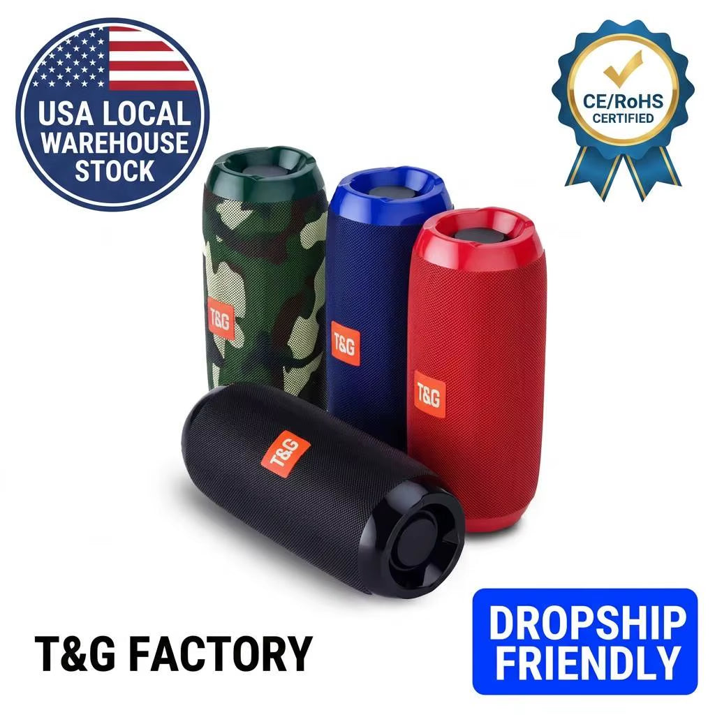 TG117 Portable Bluetooth Speaker Waterproof Wireless Outdoor Bass