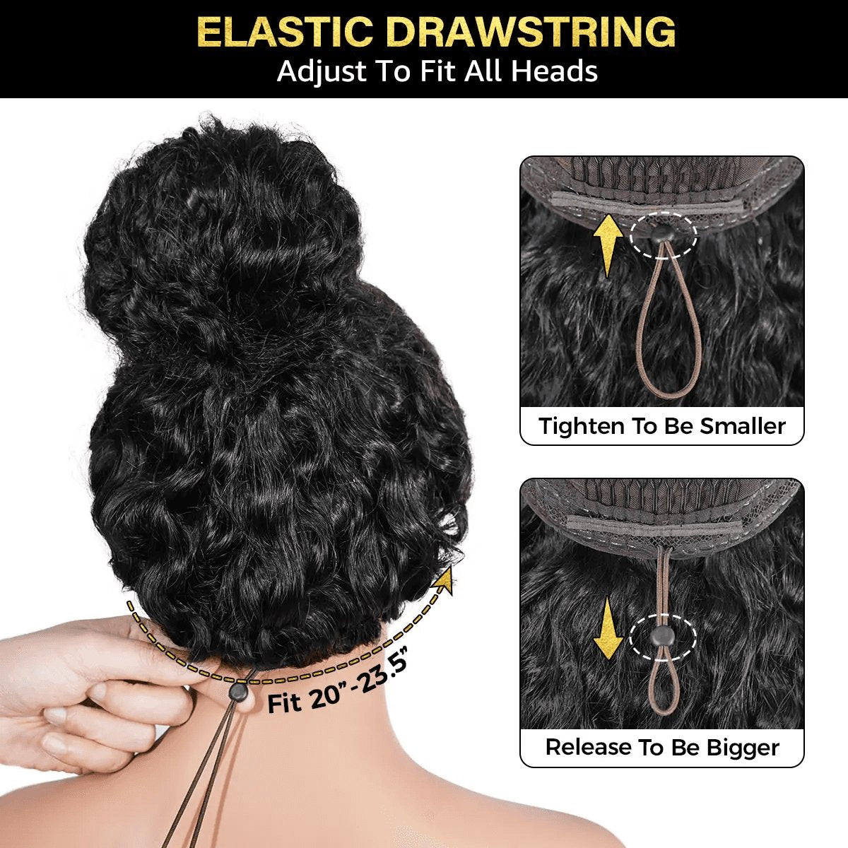 OQ Hair 13x6 HD Lace Frontal Wig Burmese Curly Water Wave Human Hair Wig #4 Brown Glueless 220% Density Pre Plucked