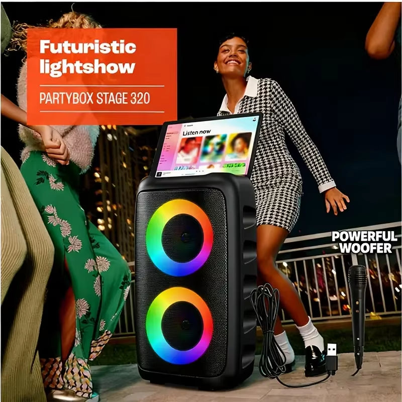 Kinglucky HY-3317 Bluetooth Karaoke Speaker with Deep Bass Wireless