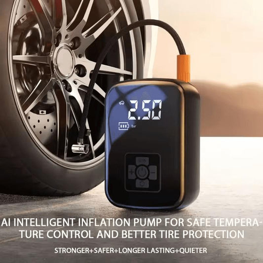 Wireless Portable Tire Inflator Air Compressor Pump for Car & Bike