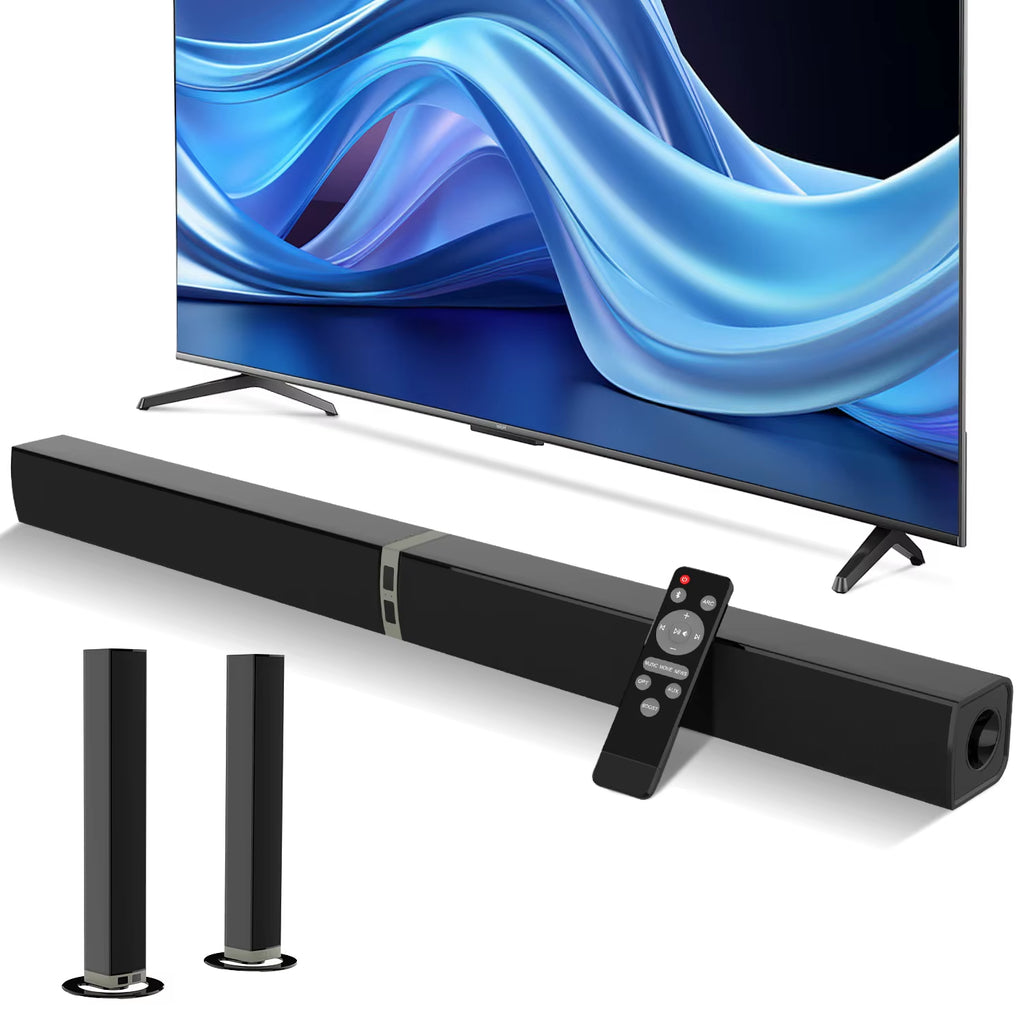 Wireless TV Soundbar Home Theater Speaker with ARC Optical Remote