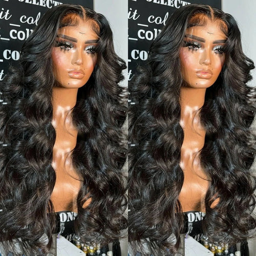 Body Wave 13x4 HD Lace Front Human Hair Wig Glueless 28 Inch 150%