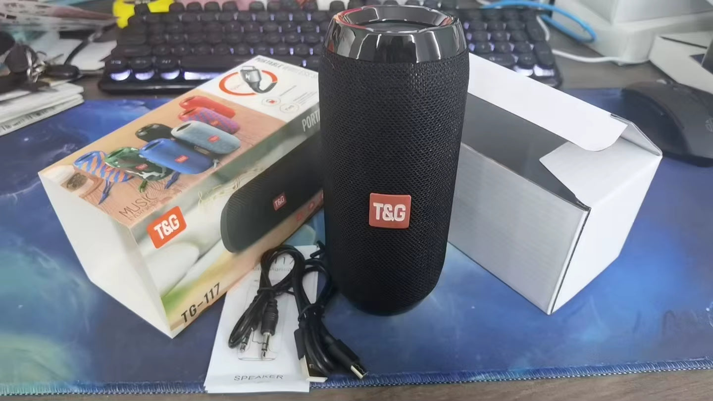 TG117 Portable Bluetooth Speaker Waterproof Wireless Outdoor Bass