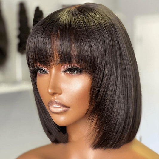 Su Bob'S Human Hair Lace Wig