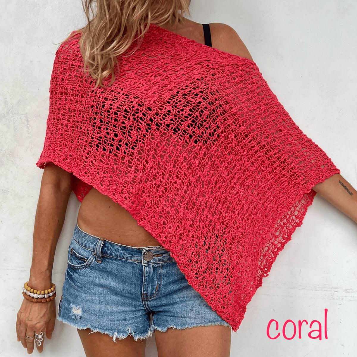 Boho Crochet Poncho: All-Season Beach Cover-Up