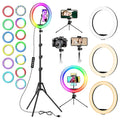 13-Inch RGB Ring Light with Tripod Stand & Phone Holder for Streaming