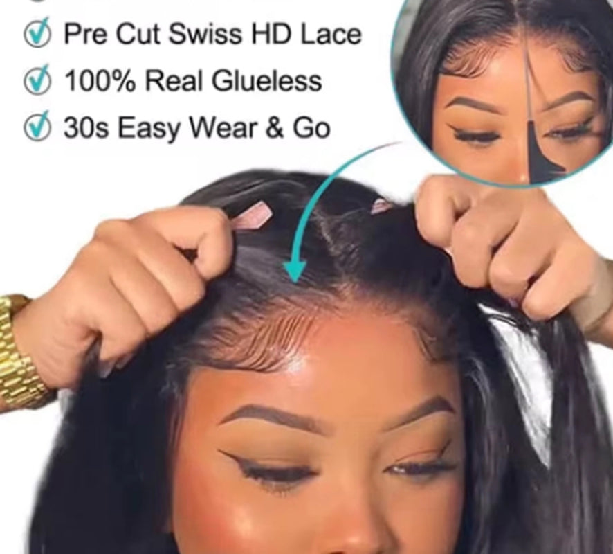 Body Wave Glueless Human Hair Wigsglue-Free Hoods