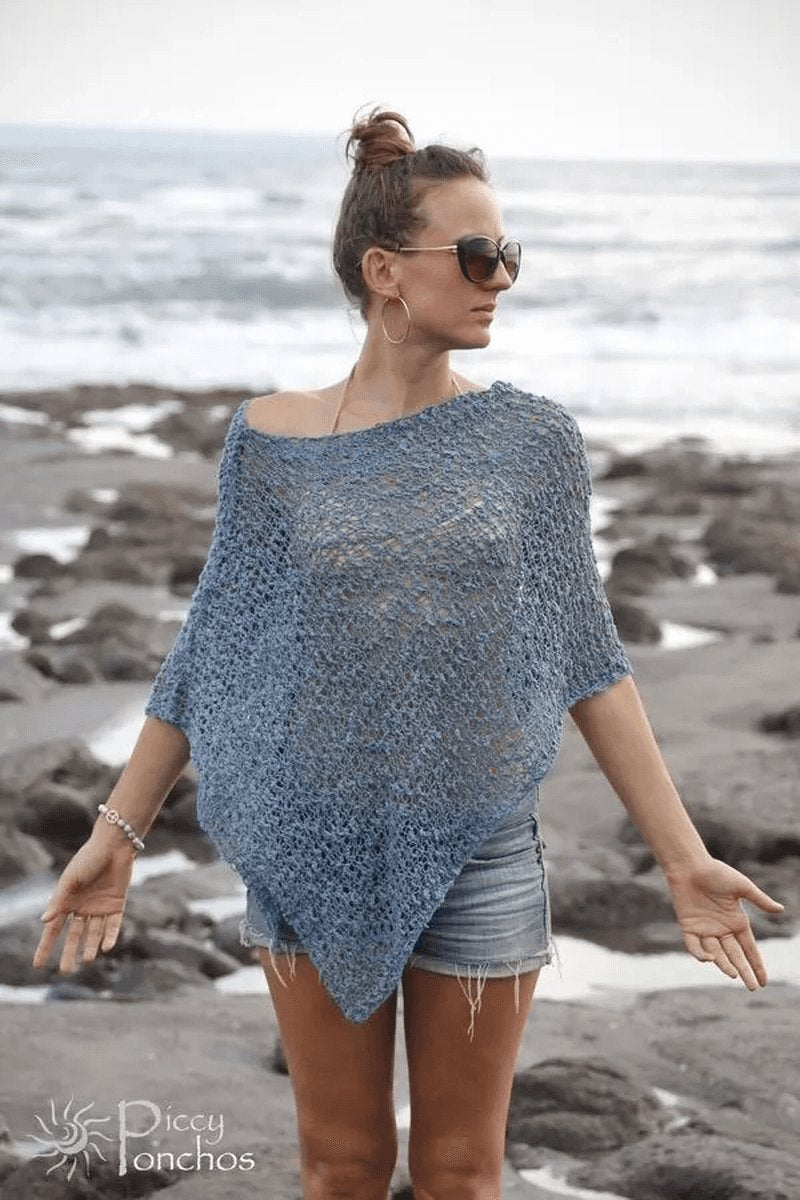 Boho Crochet Poncho: All-Season Beach Cover-Up