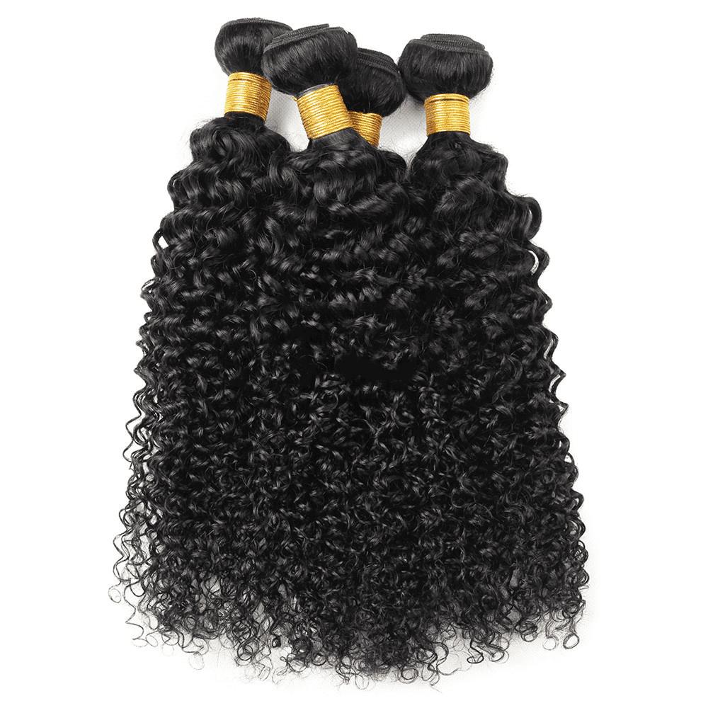 22-Inch Brazilian Human Hair Extensions Natural Black Straight Weave