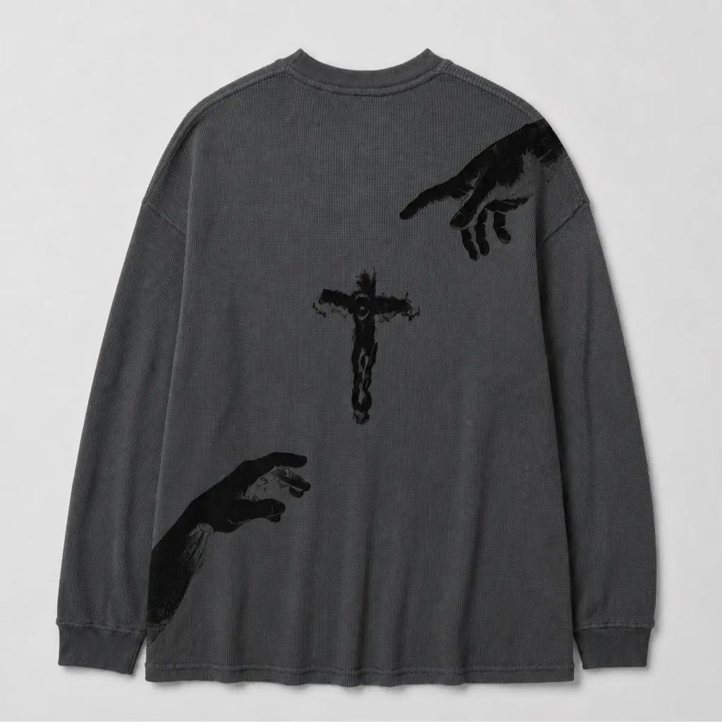 Touch of God Waffle Knit Long Sleeve
